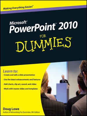cover image of PowerPoint 2010 For Dummies